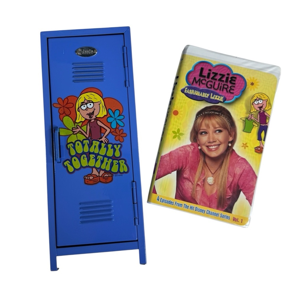 Lizzy McGuire Vintage Y2K Disney Locker & VHS Episodes Show Hilary Duff